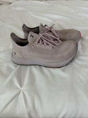 Women's Light Mauve Knit Running Sneakers - Unbranded